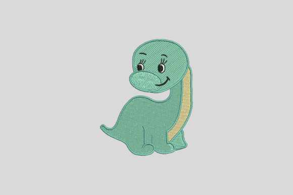 Cute Little Dino Embroidery Designs