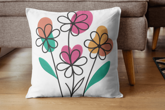 Flower Embroidery Design-Digital File