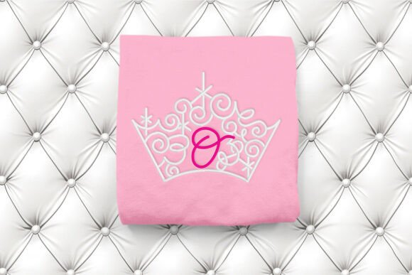 Magical Tiara with Letter O Embroidery