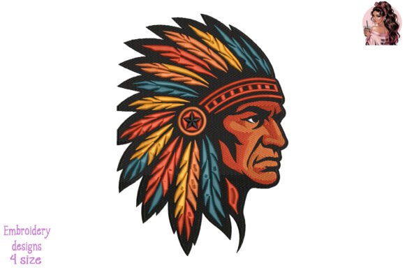 Pride of the Red Star Tribe Embroidery