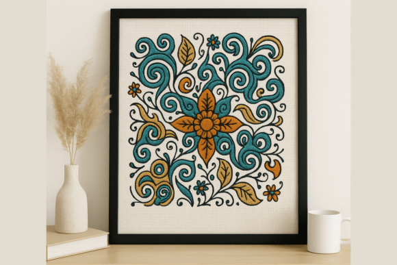 Surreal Mandala Needlework Embroidery